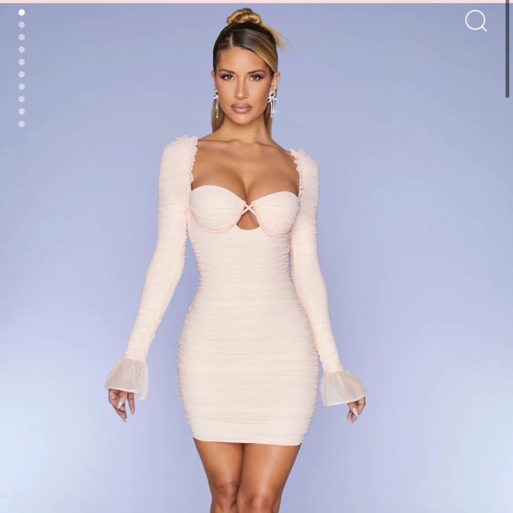 Oh Polly long sleeve mini dress